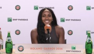Coco Gauff : "Roland-Garros fait du bon travail avec les caméras"