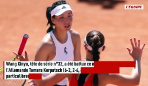 Poignée de main zappée et dispute au filet : fin de match tendue à Roland-Garros entreWang Xinyu et Tamara Korpatsch - Tennis -  - Roland-Garros