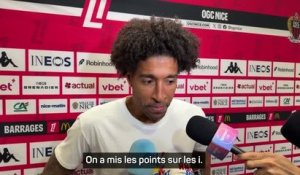 Nice - Dante : "Beaucoup d'émotions"