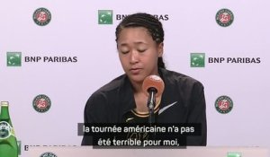 Roland-Garros - Osaka : "Je veux continuer dans ce tournoi"