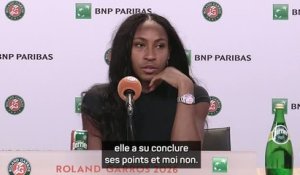 Roland-Garros - Gauff a l'impression d'avoir perdu ici de la même manière qu’à Rome et Madrid