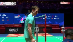 La fin de match d'Alex Lanier pour remporter le titre - Badminton - Open de Singapour