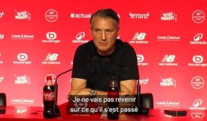 Lille - Létang explique pourquoi l'aventure s'est terminée avec Genesio