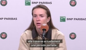 Roland-Garros - Svitolina : "Ce que fait Kostyuk, c'est incroyable"