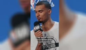 Spurs - Wembanyama : "Je vais être bien meilleur"
