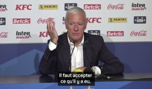 Bleus - Deschamps après la défaite : “Il faut accepter ce qu’il y a eu”