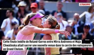 Mirra Andreeva s'offre son premier Grand Chelem en remportant Roland-Garros - Tennis - Roland-Garros (F)