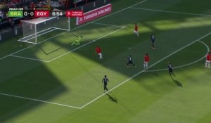 Brésil - Guimarães et Endrick buteurs, les ex-lyonnais donnent la victoire contre l’Égypte