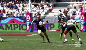 Tous les essais de France - Fidji en vidéo - Rugby à 7 - Bordeaux