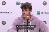 Roland-Garros - Cobolli : "Zverev le mérite plus"