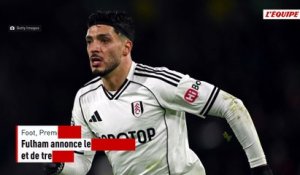 Fulham annonce le départ de l'avant-centre du Mexique Raul Jimenez et de treize autres joueurs en fin de contrat - Foot - Premier League - Transferts