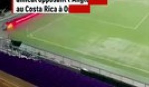 Une pluie battante retarde le match amical opposant l’Angleterre au Costa Rica - Foot - Amical