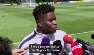 Bleus - Samba pas inquiet par la chaleur : "On s'adaptera"