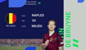 Stars du mondial - Kevin De Bruyne