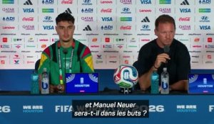Allemagne - Nagelsmann rassure avant le match : Neuer titulaire