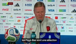 Pays-Bas - Koeman assume la pression avant l’entrée en lice face au Japon