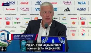 Bleus - Deschamps sur Mbappé et le record de buts : “Un joueur hors normes”