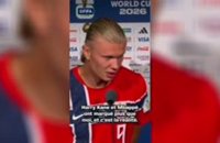 Norvège - Haaland relativise son statut de meilleur buteur face à Kane et Mbappé