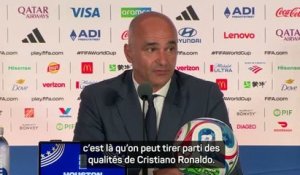 Portugal - Martinez défend son choix d'avoir laissé Cristiano Ronaldo sur le terrain