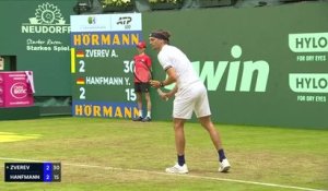 Halle - Zverev trace sa route