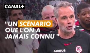 TOP 14 - Le discours à chaud d'Ugo Mola en direct de la pelouse du Vélodrome