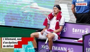 « Je n'avais jamais vécu ça » : Alexander Zverev victime d'un dysfonctionnement de son capteur de glycémie lors de sa demi-finale contre Taylor Fritz - Tennis - ATP - Halle
