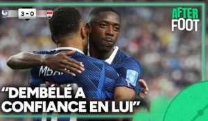 France 3-0 Irak : "Il a confiance en lui", Deschamps salue la prestation de Dembélé buteur