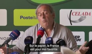 France - Platini : “Sur le papier, la France est favorite”