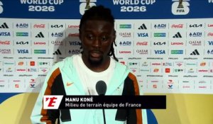Manu Koné sur la longue interruption de France-Irak : « C'était interminable » - Foot - Coupe du monde 2026 - Bleus