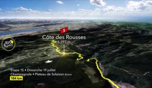Le profil vidéo de la quinzième étape du Tour de France 2026 - Cyclisme - Tour de France - Tour de France 2026
