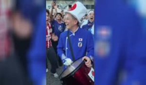 Japon - Les supporters fêtent la qualification