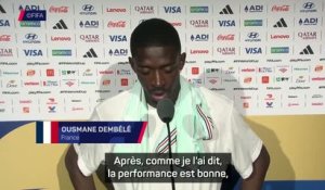 FOOTBALL : CdM 2026 : Bleus - Dembélé ne veut pas s’enflammer après son triplé : “J’ai préféré mon match face au Sénégal”