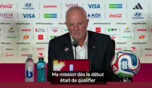 Irak - Arnold espère que ses joueurs ont apprécié l’expérience Coupe du monde et ont appris