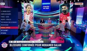 Coupe du monde : blessure confirmée pour Mohamed Salah, sorti lors du match entre l'Égypte et l'Iran - Foot - Coupe du monde 2026 - Egypte