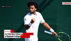 Le très bon retour aux affaires d'Arthur Fils face à Raphaël Collignon au premier tour de Wimbledon - Tennis - Wimbledon