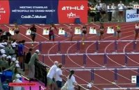 Laëticia Bapté, 2e du 100 m haies en 12''60, a réalisé les minima A pour les Championnats d’Europe, vendredi soir au meeting de Nancy - Athlé - Meeting de Nancy
