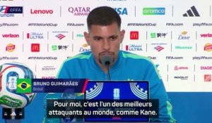 Brésil - Le sevrer de ballons et le marquer de près, les tips de Guimarães pour arrêter Haaland