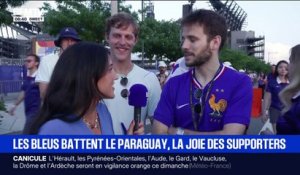 "On a souffert, mais l'essentiel c'est la victoire": le soulagement des supporters français après la victoire des Bleus face au Paraguay