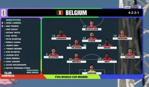 Coupe du Monde 2026 : la Belgique surprend avec Doku sur le banc, Trossard titulaire face aux États-Unis