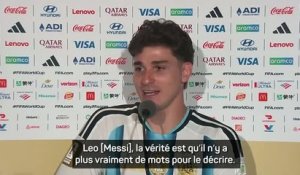 Argentine - Alvarez n’a plus de mots pour décrire le “monstre” Messi