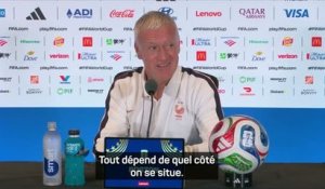 Bleus - Deschamps : "L'adversaire c'est le Maroc, pas l'arbitre"