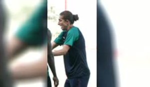Monaco - Filipe Luis très impliqué à l’entraînement !
