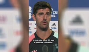 Belgique - Courtois aurait aimé rester sur la pelouse