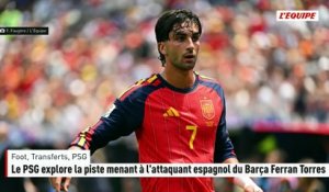 Le PSG explore la piste menant à l'attaquant espagnol du Barça Ferran Torres - Foot - Transferts