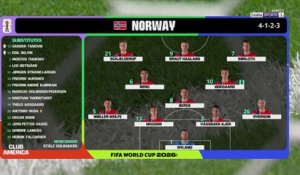 Coupe du Monde 2026, Angleterre-Norvège : l'attaque norvégienne bouleversée... Les compos du match des quarts de finale