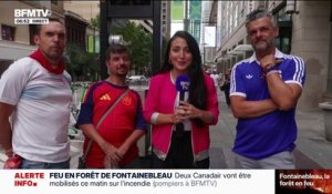 À quelques heures du choc entre la France et l'Espagne, ces supporters espagnols se disent confiants