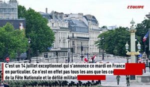 Canicule, fête nationale et demi-finale de Coupe du monde France-Espagne : à Paris, un 14 juillet particulier et un dispositif renforcé - Foot - Coupe du monde