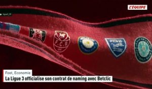 La Ligue 3 officialise son contrat de naming avec Betclic - Foot - Économie