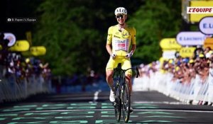 Tadej Pogacar prend sa revanche sur la 10e étape au Lioran, Paul Seixas remonte au général - Cyclisme - Tour de France (H)