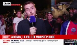 "On espérait une meilleure issue": à Bondy, ville d'enfance de Kylian Mbappé, déception énorme pour les supporters des Bleus après le match France-Espagne